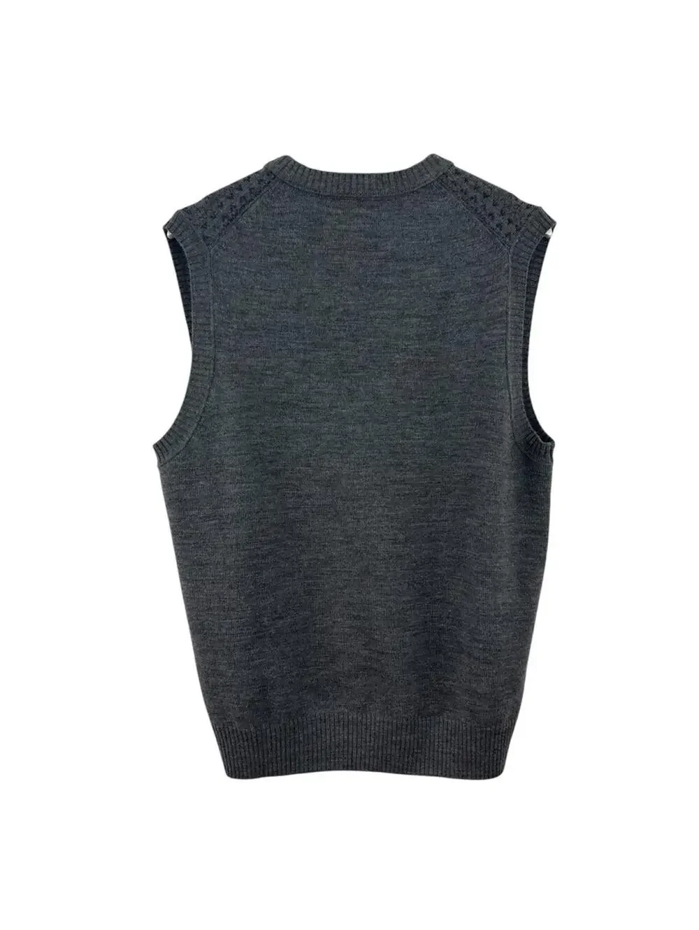 Banana Republic Men’s 100% Wool Grey Boho Aztec Grey Vest Size M